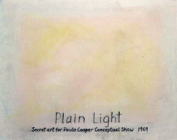 A pastel drawing on paper, PLAIN LIGHT, by Stephen Kaltenbach