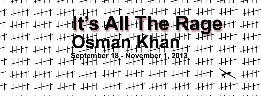 2013 solo exhibition of New Work by Osman Khan